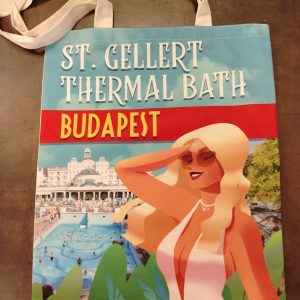 Vászontáska Budapest, Retro