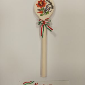 Kalocsai hűtőmágnes fakanál, Hungary