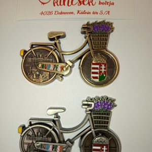 Budapest fémhűtőmágnes-biciklis